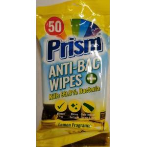 Prism 杀菌湿纸巾 各种味 1包 50张