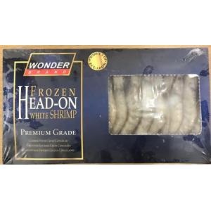 WONDER 冷冻南美白虾(基围虾) 40/50 带头带壳 1 kg