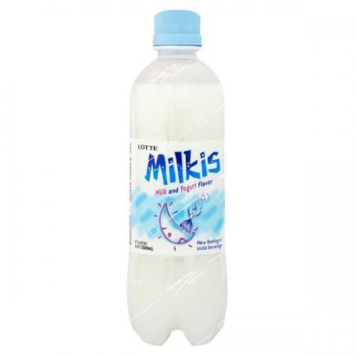 乐天Milkis 牛奶碳酸饮料500ml_果汁汽水_冷热饮品_乐动易购-ledoshop