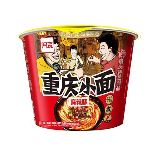 白家阿宽 重庆小面 麻辣味  (桶装 ) 100g