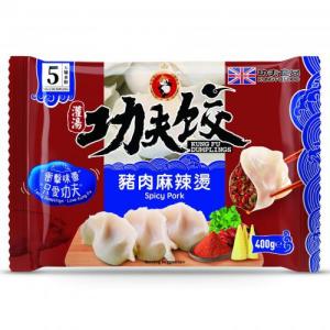 功夫水饺-猪肉麻辣烫 400g  （九折优惠）