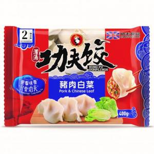 功夫水饺 猪肉白菜 400g （九折优惠）