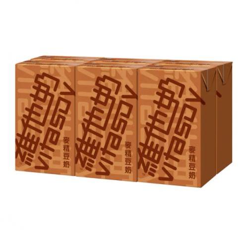 维他奶 麦精豆奶 6x250ml