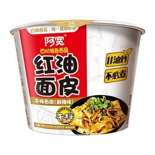 白家阿宽 红油面皮  麻辣味 (桶装) 110g
