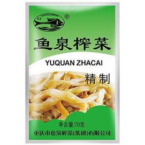 鱼泉 精制榨菜 美味 70g