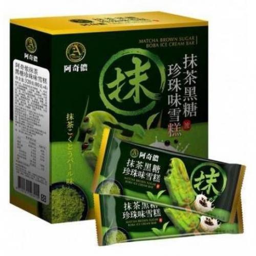 阿奇侬 雪糕  抹茶黑糖珍珠 320g (80gx4)