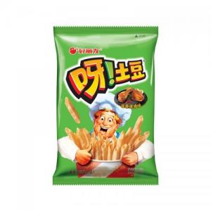 好丽友 呀土豆 通心薯条 滋香烤鸡味 70g