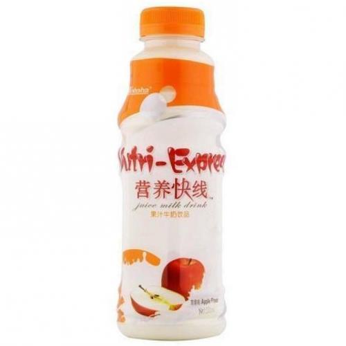 娃哈哈 营养快线  水果牛奶饮品 苹果味（原味）500ml