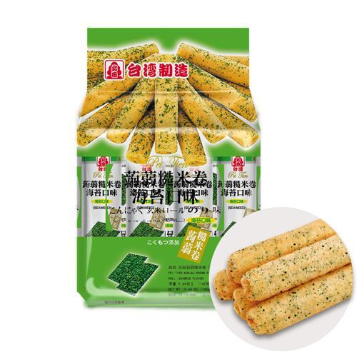 北田 蒟蒻糙米卷 海苔口味 168g