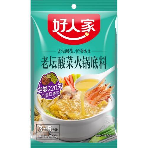 好人家 老坛酸菜火锅底料 300g