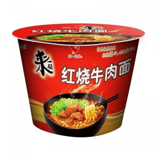 统一  红烧牛肉面（桶装）110g