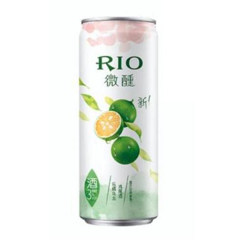 RIO 微醺青金桔乌龙茶伏特加风味鸡尾酒  330ml (3%酒精度 VOL)