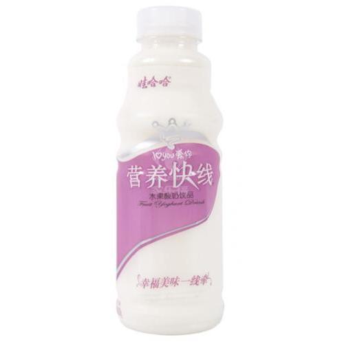 娃哈哈 营养快线 水果牛奶饮品 椰子味 500ml 紫色包装