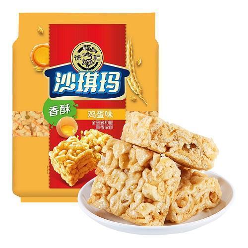 徐福记 沙琪玛 松软蛋黄味 469g