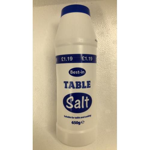 食盐 650g