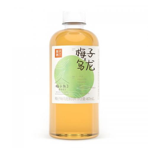 果子熟了 梅子味乌龙茶饮料 487ml