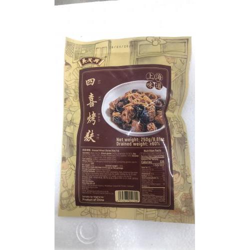 吴茂兴 四喜烤麸 冷冻 250g