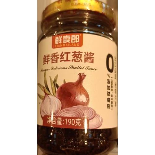 鲜卖郎 鲜香红葱酱 190g