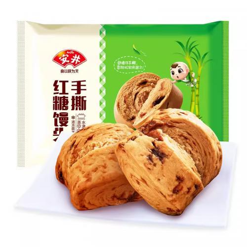 安井 手撕红糖馒头 510g