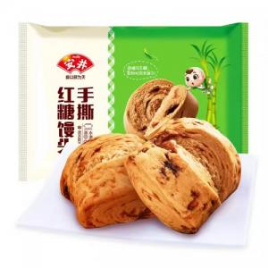 安井 手撕红糖馒头 510g
