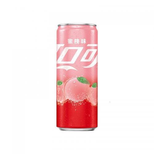 可口可乐 蜜桃味 罐装 330ml