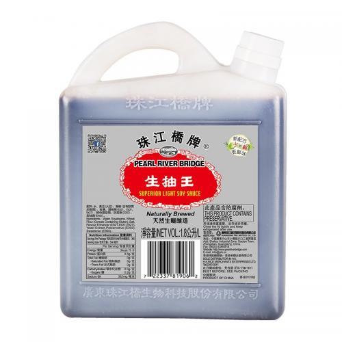 珠江桥牌 生抽王 家庭装 1.8lt