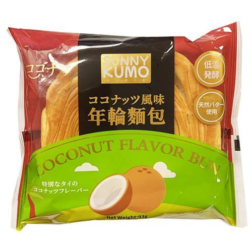 贝贝 椰子年轮面包 93g