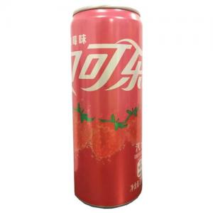 可口可乐 草莓味 罐装 330ml