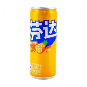 芬达汽水 菠萝味 罐装 330ml