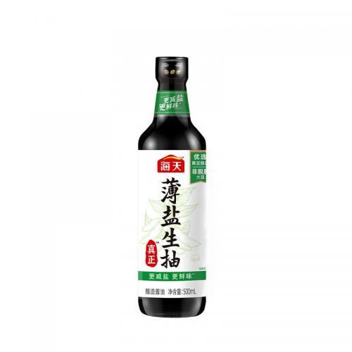 海天 薄盐生抽 500ml
