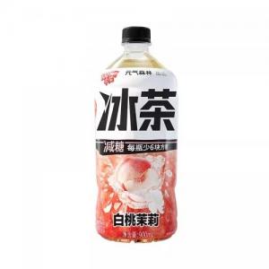 元气森林 冰茶 白桃茉莉 900ml 大瓶装