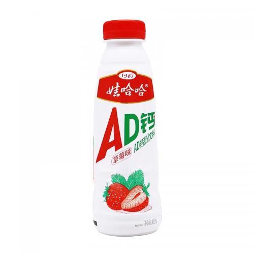 娃哈哈 AD钙奶 草莓味  450ml