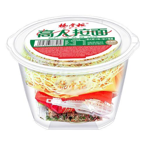 杨掌柜高人拉面 港式肥汁味 桶装 156g 含一个卤蛋